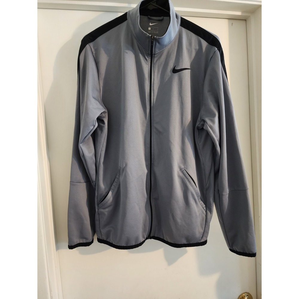 Nike Women's Lightweight Jacket- Dark Grey/Black Size Medium